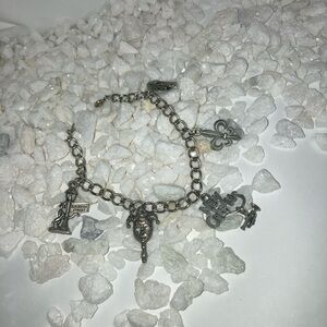 Vintage New Orleans style charm bracelet